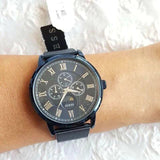 Guess Delancey Analog Blue Dial Blue Mesh Bracelet Watch for Men - W0871G3 Authentic Buy Shop Now