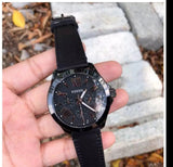 Fossil Cecile Multifunction Black Dial Black Leather Strap Watch for Men - AM4523 Authentic Buy Shop Now