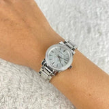 Burberry The City Diamonds Silver Dial Silver Steel Strap Watch for Women - BU9220 Authentic Buy Shop Now