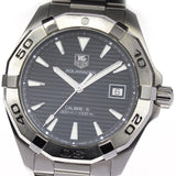 Tag Heuer Aquaracer Automatic Black Dial Silver Steel Strap Watch for Men - WAY2110.BA0928 Authentic Buy Shop Now