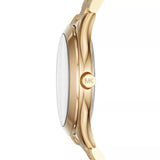Michael Kors Mini Runway Slim Gold Dial Gold Steel Strap Watch for Women - MK3512 Authentic Buy Shop Now