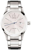 Calvin Klein Bold Silver Dial Silver Steel Strap Watch for Men - K2246120 Authentic Buy Shop Now
