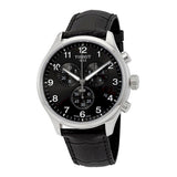 Tissot Chrono XL Classic Black Dial Black Leather Strap Watch For Men - T116.617.16.057.00 Authentic Buy Shop Now