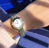 Swarovski Lovely Crystals Mini White Dial Silver Steel Strap Watch for Women - 5242901 Authentic Buy Shop Now