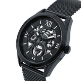 Guess Analog Multifunction Black Dial Black Mesh Bracelet Watch for Men - GW0368G3 Authentic Buy Shop Now