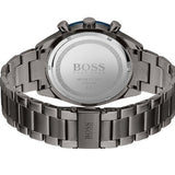 Hugo Boss Santiago Blue Dial Grey Steel Strap Watch for Men - 1513863 Authentic Buy Shop Now