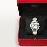 Cartier Ballon Bleu de Cartier Silver Dial Two Tone Steel Strap Watch for Women - W2BB0030 Authentic Buy Shop Now