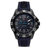 Tommy Hilfiger Sport Multifunction Black Dial Black Rubber Strap Watch for Men - 1790983 Authentic Buy Shop Now