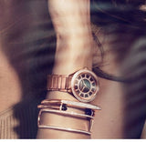 Michael Kors Kerry Black Mother of Pearl Dial Rose Gold Dial Watch for Women - MK3397 Authentic Buy Shop Now