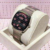 Gucci Grip Quartz Silver Dial Silver Steel Strap Watch For Women - YA157438 Authentic Buy Shop Now