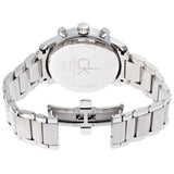 Calvin Klein City Chronograph Black Dial Silver Steel Strap Watch for Men - K2G27143 Authentic Buy Shop Now