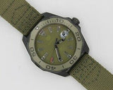 Tag Heuer Aquaracer Automatic Green Dial Khakhi Green Nylon Strap Watch for Men - WAY208E.FC8222 Authentic Buy Shop Now