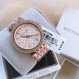 Michael Kors Nia Quartz Gold Dial Gold Steel Strap Watch For Women - MK3989 Authentic Buy Shop Now