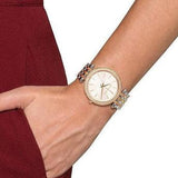 Michael Kors Darci Silver Dial Two Tone Stainless Steel Strap Watch for Women - MK3203 Authentic Buy Shop Now