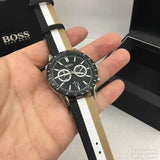 Hugo Boss Allure Chronograph Black Dial Multicolor Nylon Strap Watch for Men - 1513963 Authentic Buy Shop Now