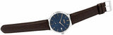 Hugo Boss Corporal Blue Dial Brown Leather Strap Watch for Men - 151363 Authentic Buy Shop Now