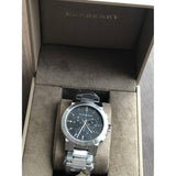 Burberry The City Black Dial Silver Steel Strap Watch for Men - BU9351 Authentic Buy Shop Now