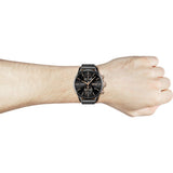Hugo Boss Associate Black Dial Black Mesh Bracelet Watch for Men - 1513811 Authentic Buy Shop Now