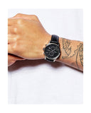 Hugo Boss Jet Black Dial Black Leather Strap Watch for Men - 1513279 Authentic Buy Shop Now