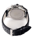 Hugo Boss Ikon Black Dial Black Leather Strap Watch for Men - 1513178 Authentic Buy Shop Now