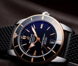 Breitling Superocean Heritage II B20 42mm Black Dial Black Mesh Bracelet Mens Watch - UB2010121B1S1 Authentic Buy Shop Now