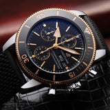 Breitling Superocean Heritage Chronograph 44 Black Dial Black Mesh Bracelet Watch for Men - U13313121B1S1 Authentic Buy Shop Now