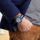 Breitling Superocean Heritage Chronograph 44 Ocean Conservancy Silver Dial Two Tone NATO Strap Watch for Men - A133131A1G1W1 Authentic Buy Shop Now