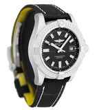 Breitling Avenger Automatic 43mm Black Dial Black Nylon Strap Watch for Men - A17318101B1X2 Authentic Buy Shop Now