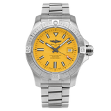 Breitling Avenger Automatic 45mm Seawolf Yellow Dial Silver Steel Strap Strap Watch for Men - A17319101/1A1 Authentic Buy Shop Now