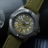 Breitling Avenger Automatic GMT 45 Night Mission Green Dial Green Nylon Strap Watch for Men - V323952A1L1X1 Authentic Buy Shop Now