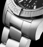 Breitling Avenger Chronograph 43 Black Dial Silver Steel Strap Watch for Men - A13385101B1A1 Authentic Buy Shop Now