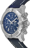 Breitling Avenger Chronograph 43 Blue Dial Blue Nylon Strap Watch for Men - A13385101C1X1 Authentic Buy Shop Now