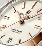 Breitling Chronomat 32 White Dial Two Tone Steel Strap Watch for Women - U77310101A1U1 Authentic Buy Shop Now