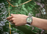 Breitling Chronomat Automatic 36 South Sea Green Dial Green Leather Strap Watch for Women - A10380611L1P1 Authentic Buy Shop Now
