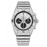 Breitling Chronomat B01 42mm Silver Dial Silver Steel Strap Watch for Men - AB0134101G1A1 Authentic Buy Shop Now