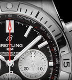 Breitling Chronomat B01 42mm Black Dial Silver Steel Strap Watch for Men - AB0134101B1A1 Authentic Buy Shop Now