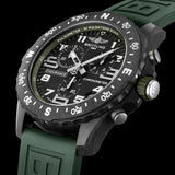 Breitling Endurance Pro Black Dial Green Rubber Strap Watch for Men - X82310D31B1S1 Authentic Buy Shop Now