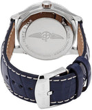 Breitling Navitimer Automatic 38mm Blue Dial Blue Leather Strap Mens Watch - A17325211C1P1 Authentic Buy Shop Now