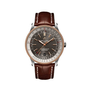 Breitling Navitimer 1 Automatic 41mm Black Dial Brown Leather Strap Mens Watch - U17326211M1P1 Authentic Buy Shop Now