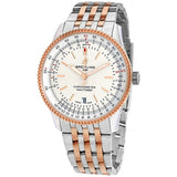 Breitling Navitimer Automatic 41 White Dial Two Tone Steel Strap Watch for Men - U17326211G1U1 Authentic Buy Shop Now