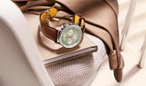 Breitling Navitimer B01 Chronograph 41 Green Dial Brown Leather Strap Watch for Men - AB0139211L1P1 Authentic Buy Shop Now
