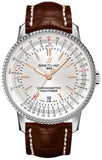 Breitling Navitimer 1 Automatic 41mm White Dial Brown Leather Strap Mens Watch - A17326211G1P1 Authentic Buy Shop Now