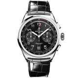 Breitling Premier B01 Chronograph 42 Black Dial Black Leather Strap Watch for Men - AB0145221B1P1 Authentic Buy Shop Now