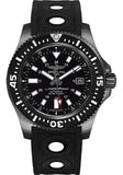 Breitling Superocean 44mm Special Volcano Black Dial Black Rubber Strap Watch for Men - Y1739310/BF45/227S/A20SS.1 Authentic Buy Shop Now