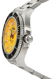 Breitling Superocean II Automatic 44mm Yellow Dial Silver Steel Strap Watch for Men - A17367021I1A1 Authentic Buy Shop Now