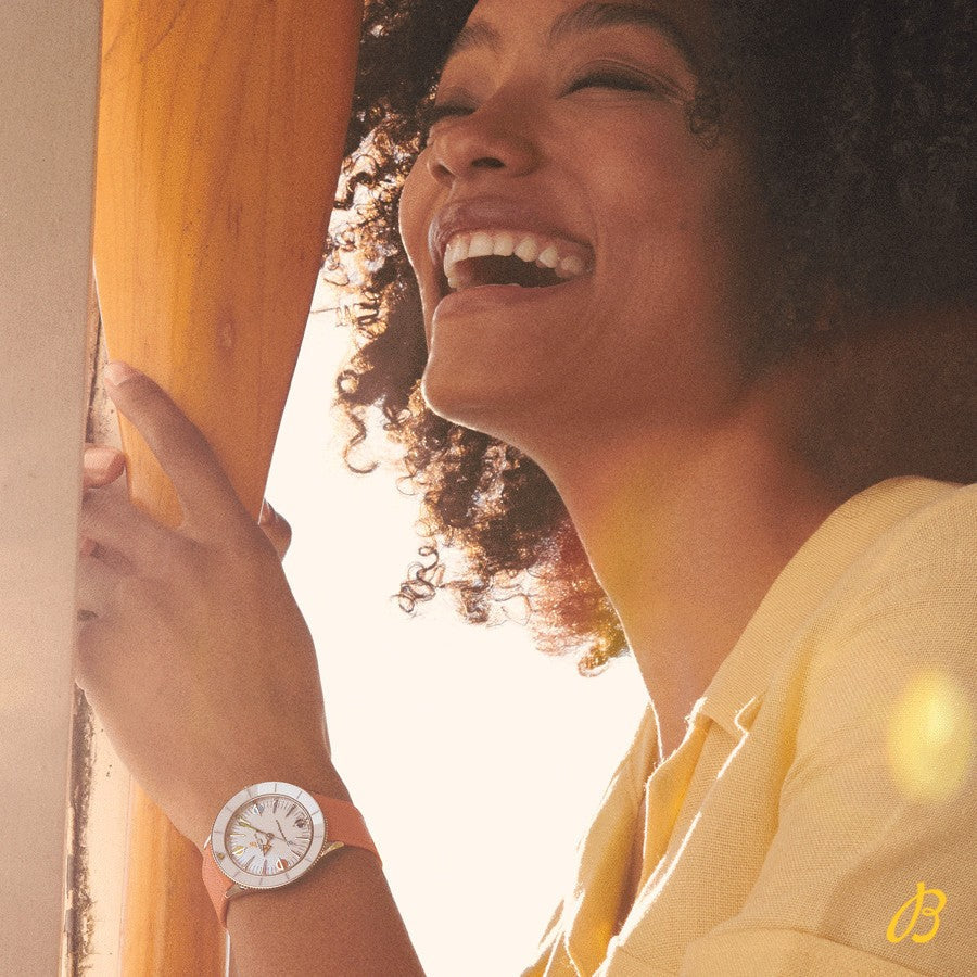 Breitling Superocean Heritage '57 Pastel Paradise White Dial Orange Leather Watch for Women - A10340A11A1X1 Authentic Buy Shop Now