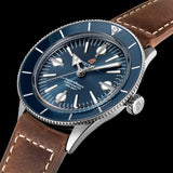 Breitling Superocean Heritage '57 Blue Dial Brown Leather Strap Watch for Men - A10370161C1X1 Authentic Buy Shop Now