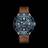 Breitling Superocean Heritage '57 Blue Dial Brown Leather Strap Watch for Men - A10370161C1X1 Authentic Buy Shop Now