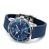 Breitling Superocean Heritage B20 Automatic 42 Blue Dial Blue Mesh Bracelet Watch for Men - AB2010161C1S1 Authentic Buy Shop Now