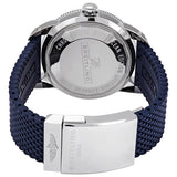 Breitling Superocean Heritage II B20 44mm Blue Dial Blue Rubber Strap Mens Watch - AB2030161C1S1 Authentic Buy Shop Now